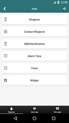 Electronic Ringtones android App screenshot 1